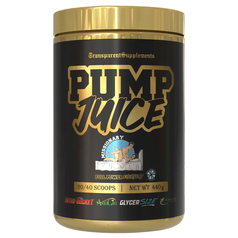Transparent Supplements - Pump Juice - Supplements - 20/40 Serves - Cave Sports Nutrition