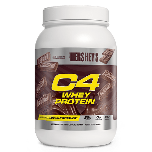 Whey Protein Powder By C4 - Supplements - Hershey's Milk Chocolate - Cave Sports Nutrition
