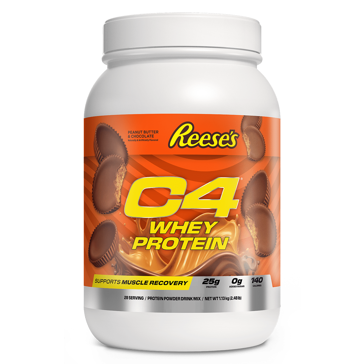 Whey Protein Powder By C4 - Supplements - Reese's Peanut Butter & Chocolate - Cave Sports Nutrition