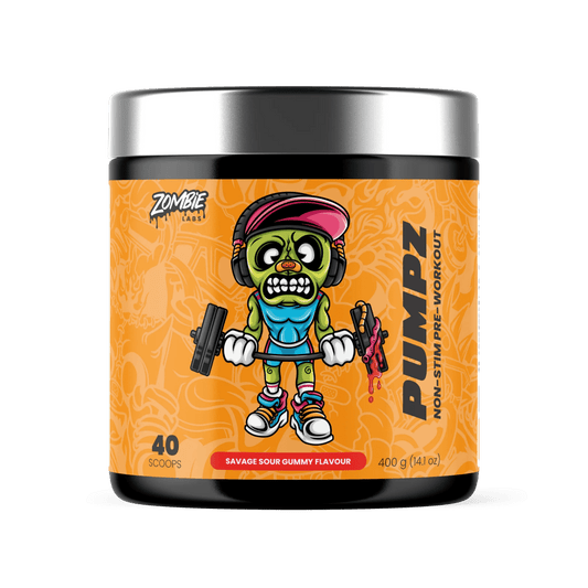 Zombie Labs - Pumpz - Supplements - Savage Sour Gummy 40 Scoops / 400g - Cave Sports Nutrition