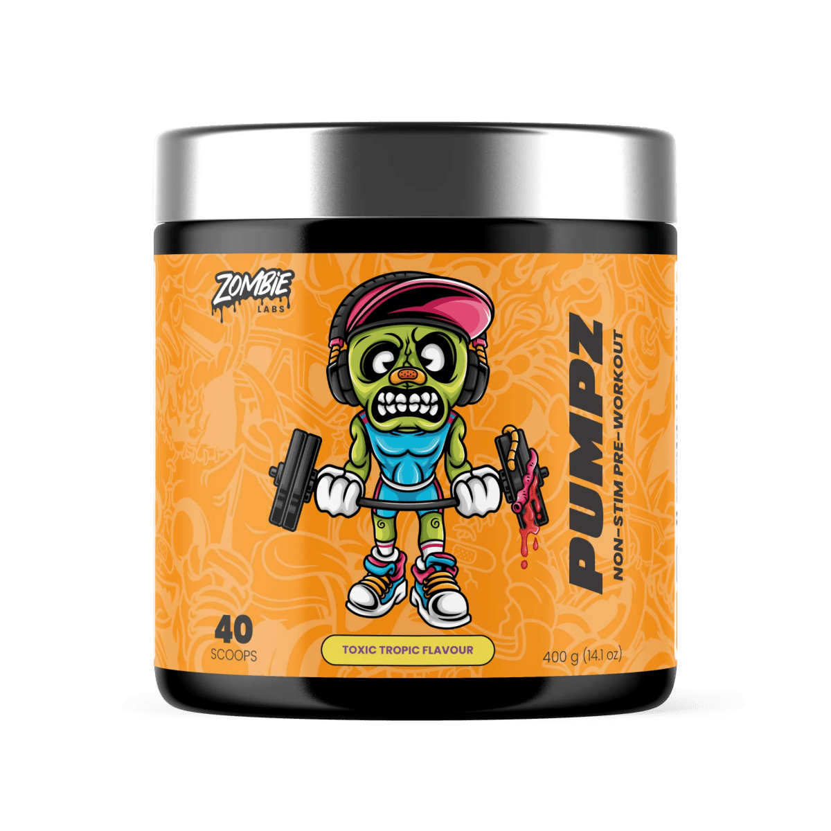 Zombie Labs - Pumpz - Supplements - Toxic Tropic 40 Scoops / 400g - Cave Sports Nutrition