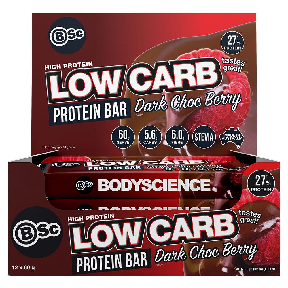 Body Science (BSc) - High Protein Low Carb Bar - Cafe - 60g - Cave Sports Nutrition