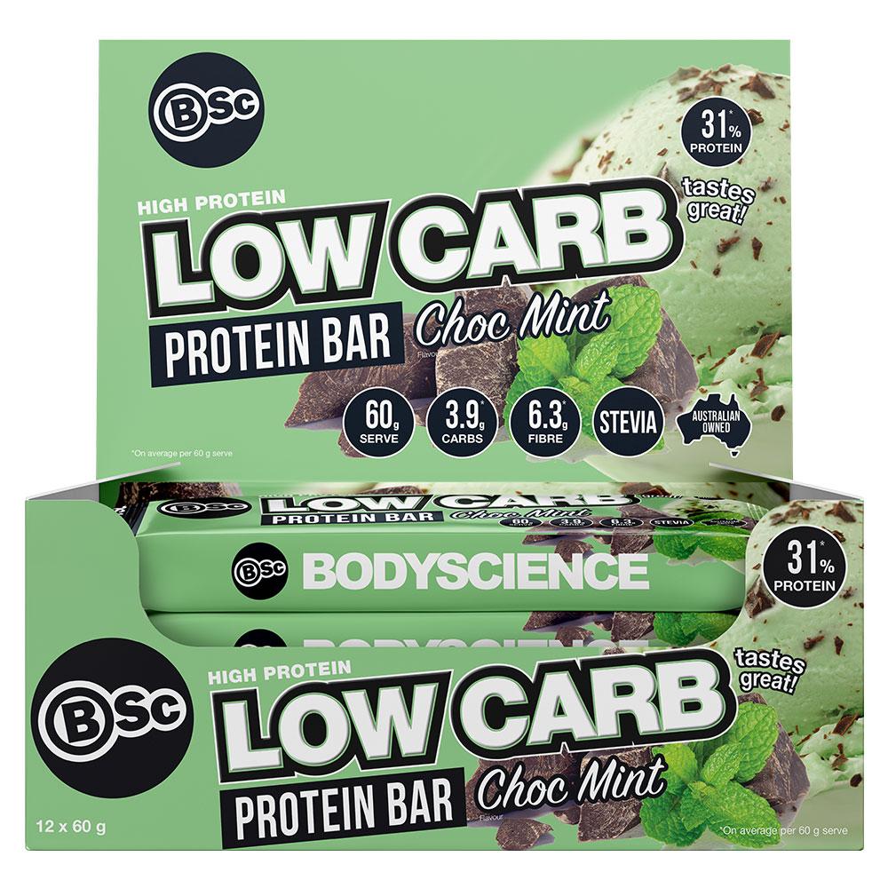 Body Science (BSc) - High Protein Low Carb Bar - Cafe - 60g - Cave Sports Nutrition