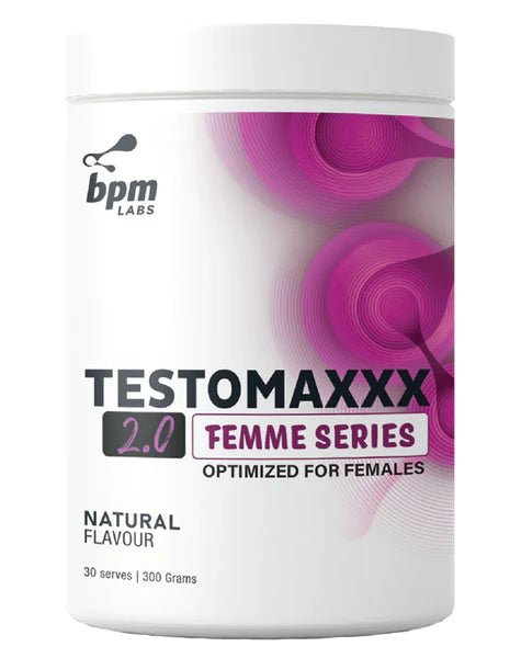 BPM Labs - Testomaxxx 2.0 Hardcore Femme Series - Supplements - 30 Serves - Cave Sports Nutrition