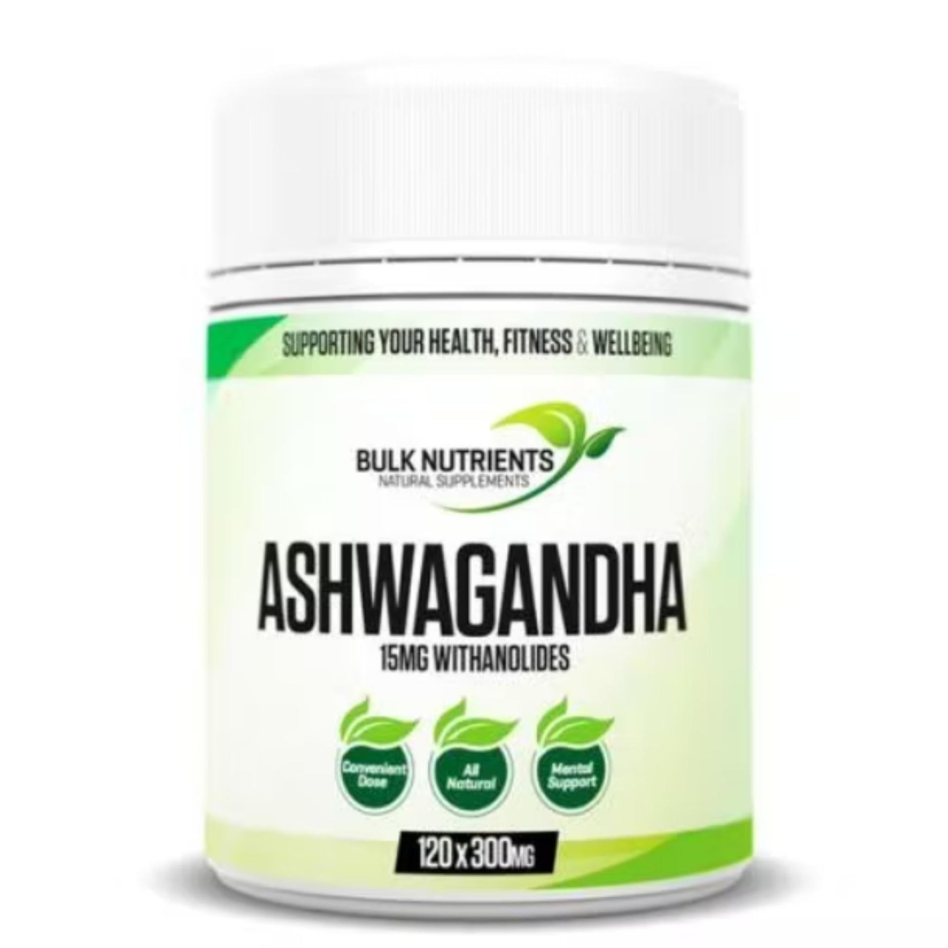 Bulk Nutrients - Ashwagandha Capsules - Supplements - 120 Capsules - Cave Sports Nutrition