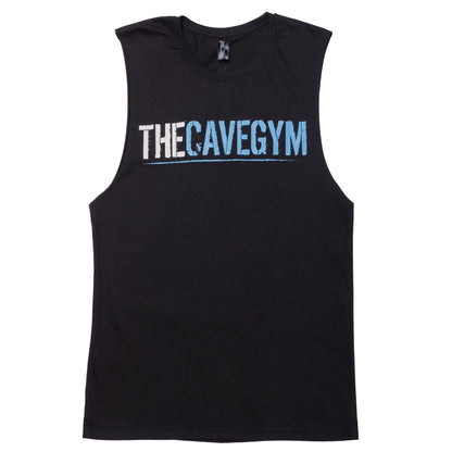 Cave Apparel - Men's Muscle Action Singlet Black - Merchandise - XX - Small - Cave Sports Nutrition