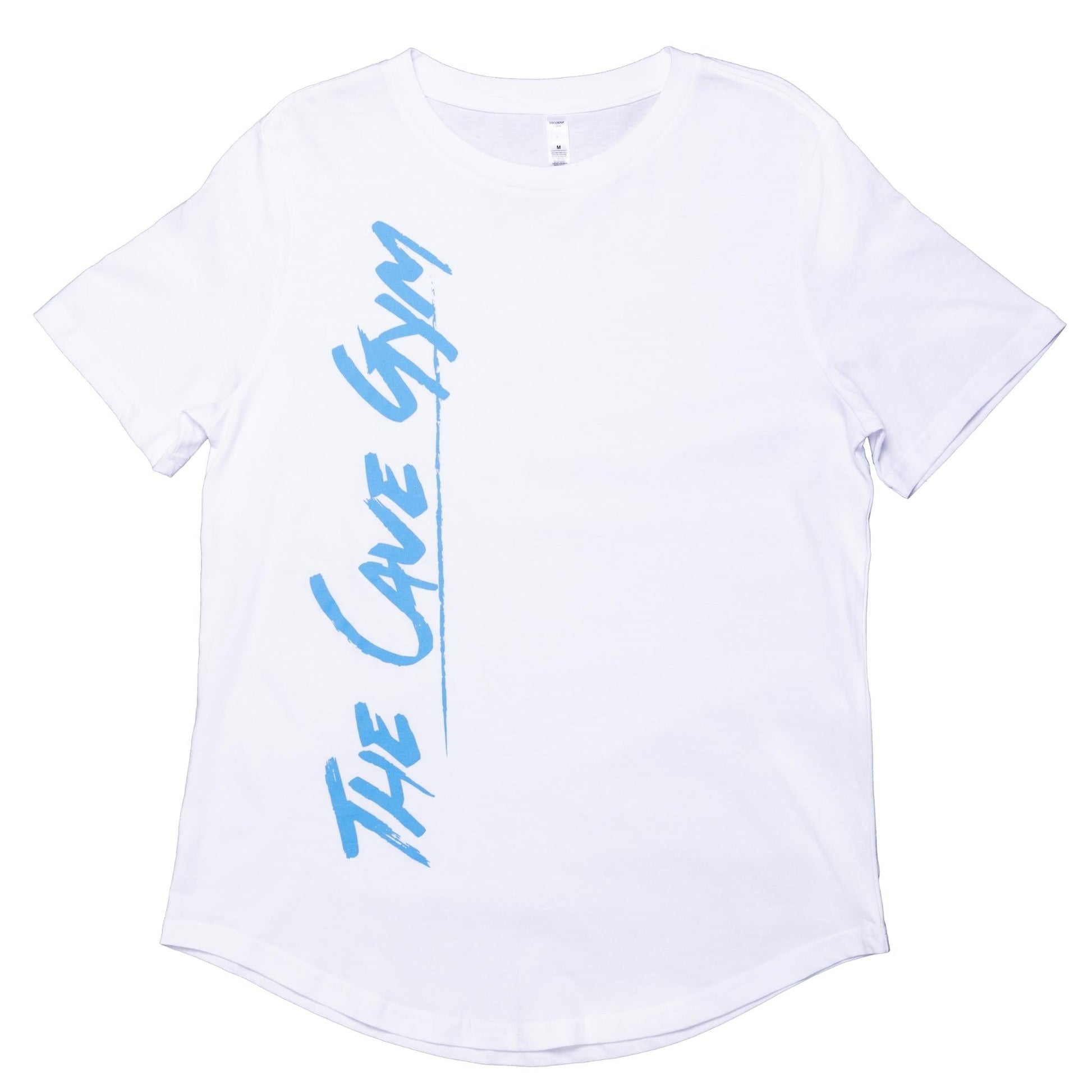 Cave Gym Women's Drop T-Shirt White - Merchandise - X - Small - Cave Sports Nutrition