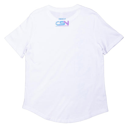 Cave Gym Women's Drop T-Shirt White - Merchandise - X - Small - Cave Sports Nutrition