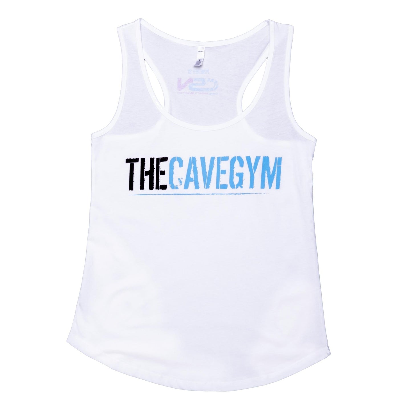 Cave Gym Women's Racerback Singlet White - Merchandise - X - Small - Cave Sports Nutrition