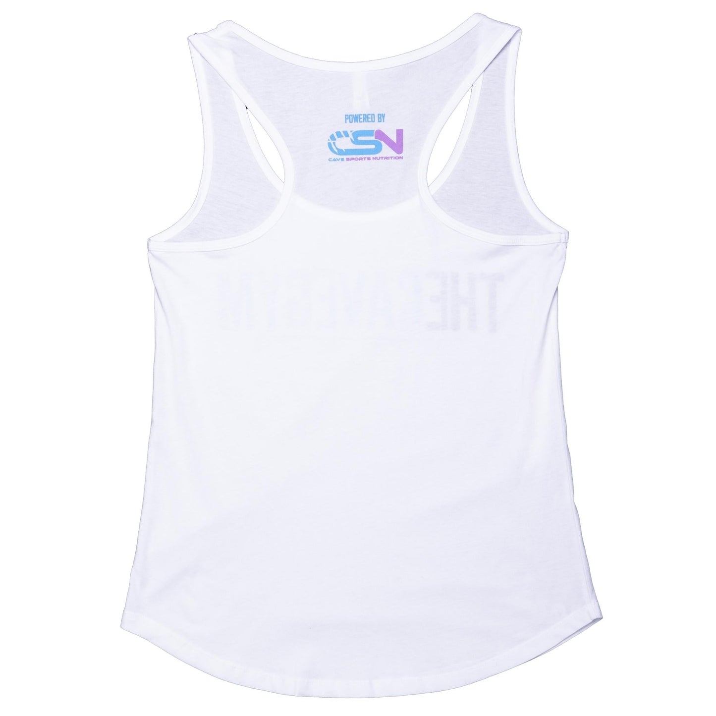 Cave Gym Women's Racerback Singlet White - Merchandise - X - Small - Cave Sports Nutrition