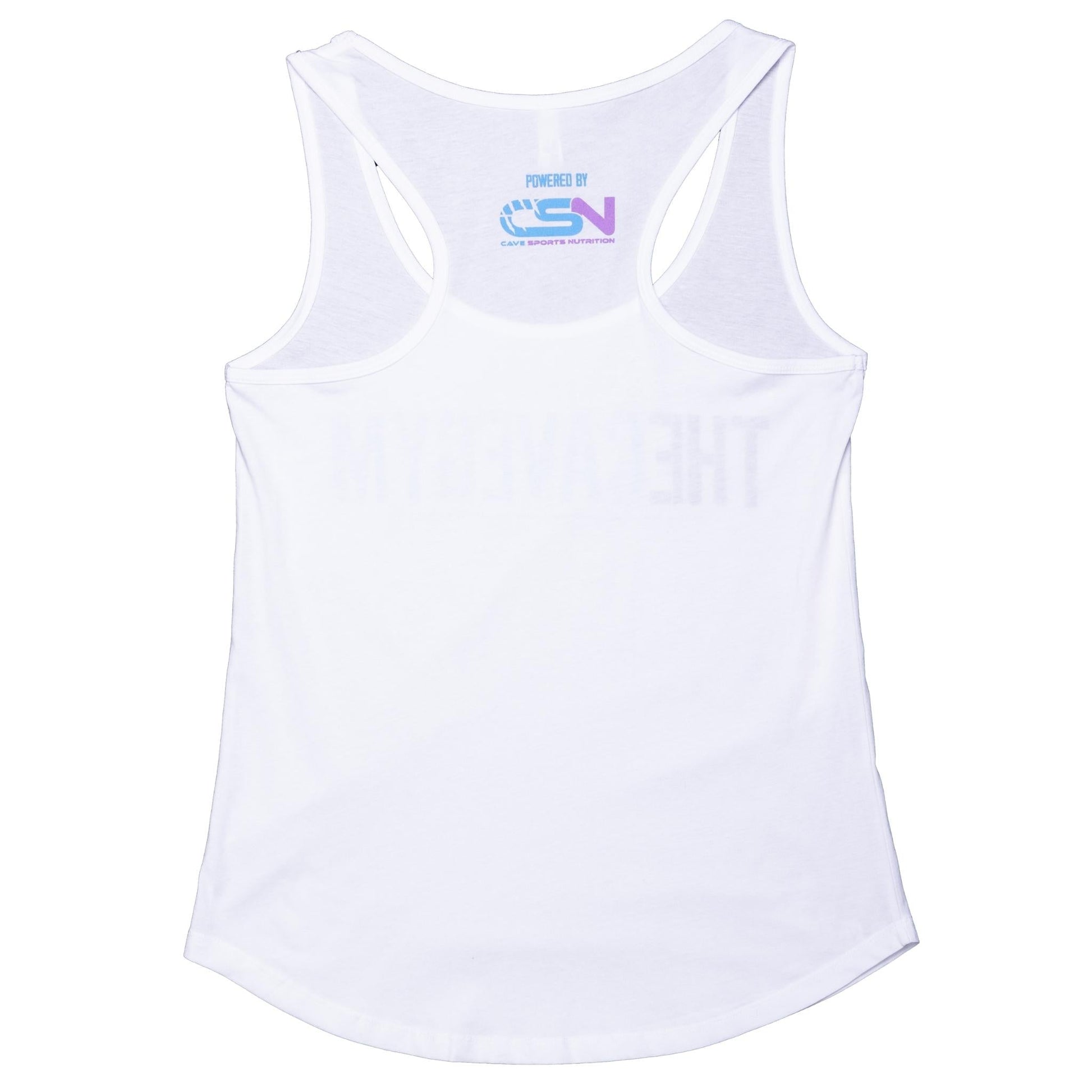 Cave Gym Women's Racerback Singlet White - Merchandise - X - Small - Cave Sports Nutrition