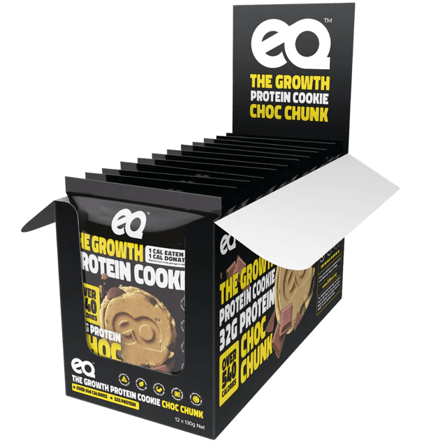 EQ Food - The Growth Protein Cookie - Cafe - 1 x Cookie - Cave Sports Nutrition