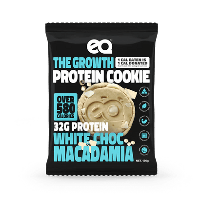 EQ Food - The Growth Protein Cookie - Cafe - 1 x Cookie - Cave Sports Nutrition