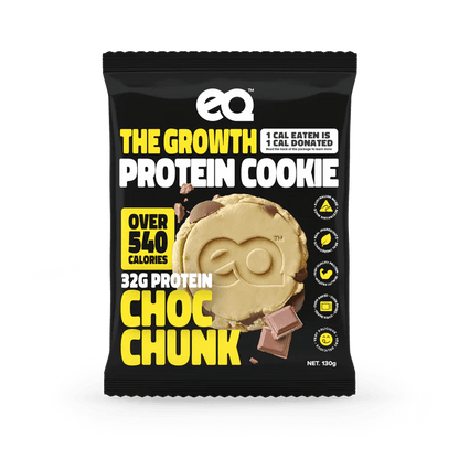 EQ Food - The Growth Protein Cookie - Cafe - 1 x Cookie - Cave Sports Nutrition