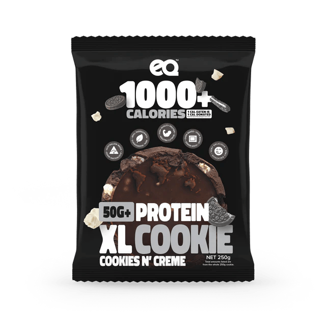 EQ Food - Protein XL1000 Cookie - Cafe - 1 x Cookie - Cave Sports Nutrition