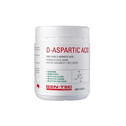 Gen - Tec Nutrition - D - Aspartic Acid - Supplements - 100g - Cave Sports Nutrition