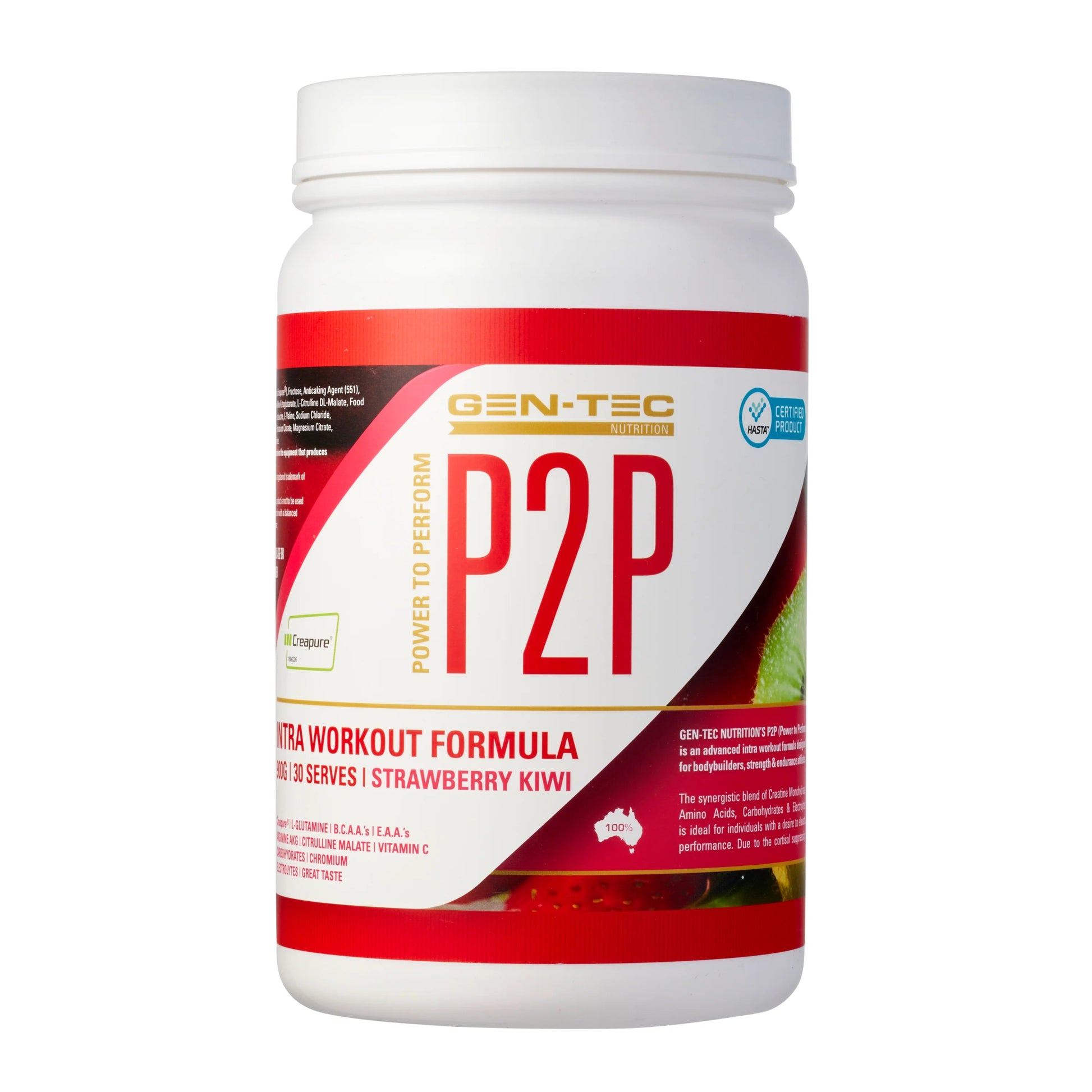 Gen - Tec Nutrition - P2P Power to Perform Intra Workout - Supplements - 900g - Cave Sports Nutrition