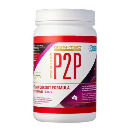 Gen - Tec Nutrition - P2P Power to Perform Intra Workout - Supplements - 900g - Cave Sports Nutrition