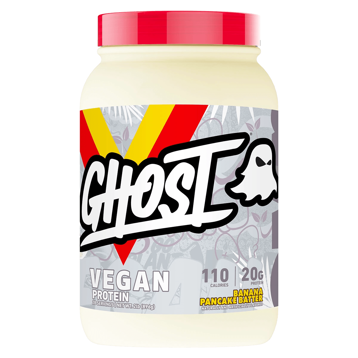 Ghost Lifestyle - Vegan Protein - Supplements - 28 Serves (2lb) - Cave Sports Nutrition