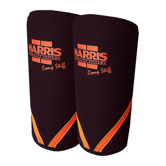 Harris - Knee Sleeves 9mm 2Ply Neoprene Comp Stiff - Training Accessories - XS - Cave Sports Nutrition