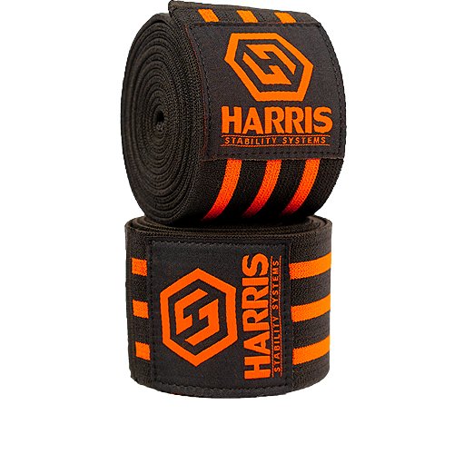 Harris - Knee Wraps True Elite - Training Accessories - 2.5m - Cave Sports Nutrition