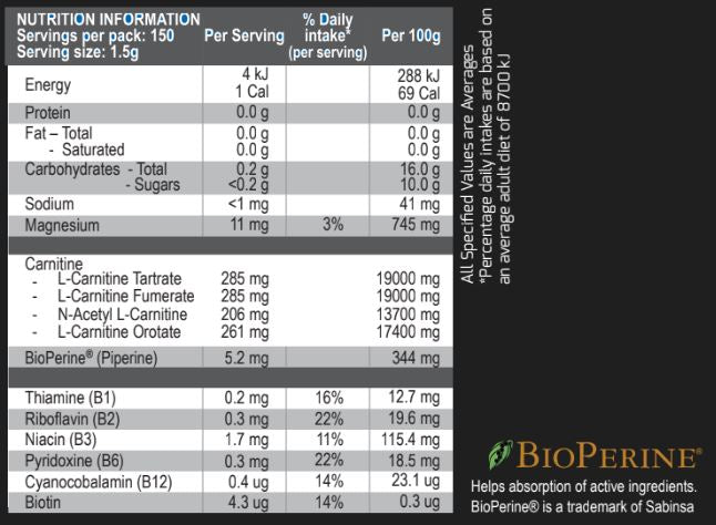 International Protein - Carni - Shot - Supplements - 150 Serves - Cave Sports Nutrition