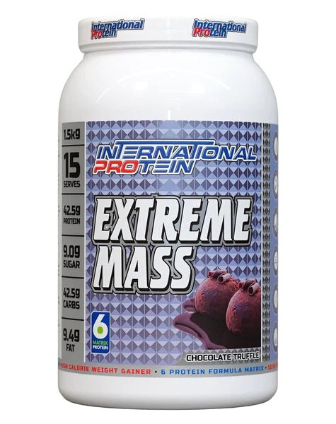 International Protein - Extreme Mass - Supplements - Chocolate Truffle - Cave Sports Nutrition