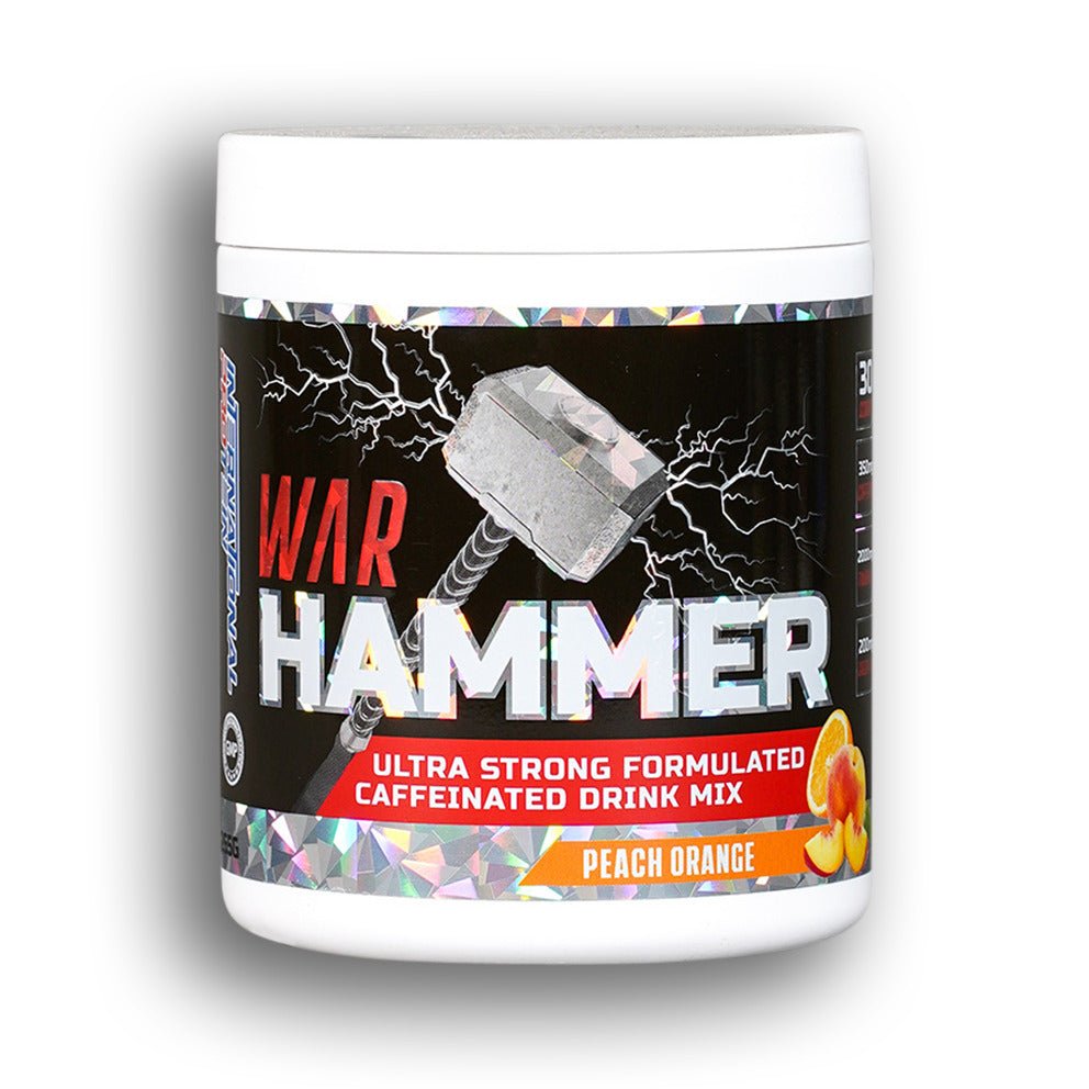 International Protein - War Hammer - Supplements - Peach Orange - Cave Sports Nutrition