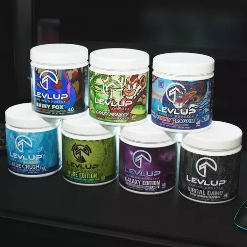 LevlUp - Gaming Booster - Supplements - 40 Serves - Cave Sports Nutrition