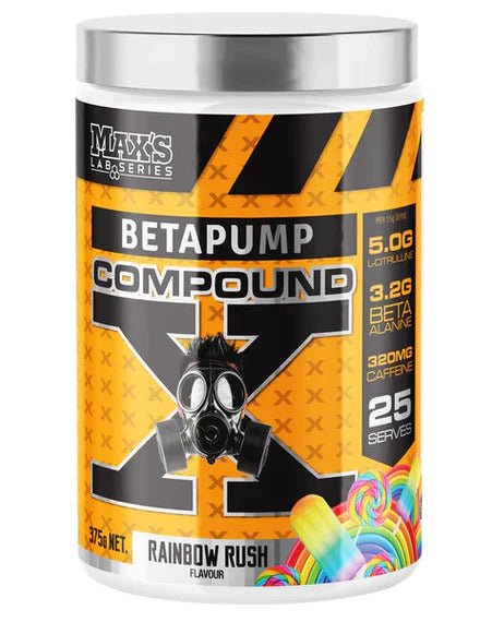 Max's Lab Series - Betapump Compound X - Supplements - 25 Serves - Cave Sports Nutrition