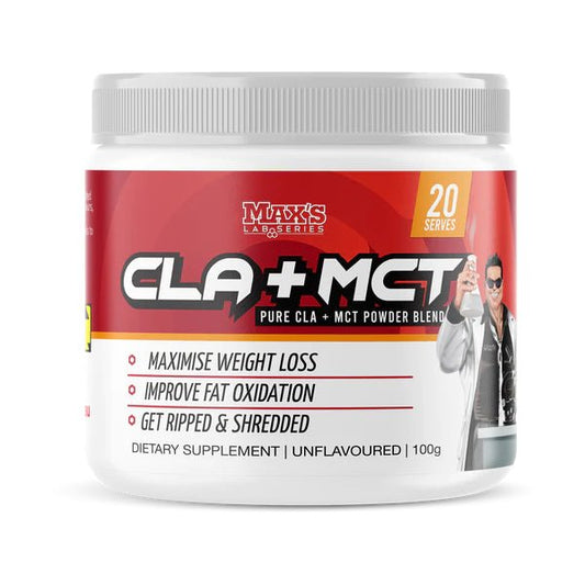 Max's Lab Series - CLA + MCT - Supplements - 20 Serves/100g - Cave Sports Nutrition