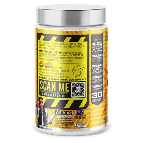 Max's Lab Series - The Gear Juiced 300g - Supplements - 300g - Cave Sports Nutrition