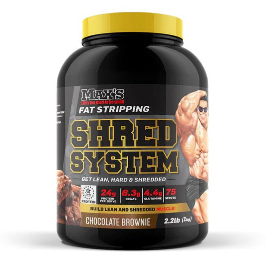 Max's Supplements - Shred System - Supplements - 1kg - Cave Sports Nutrition