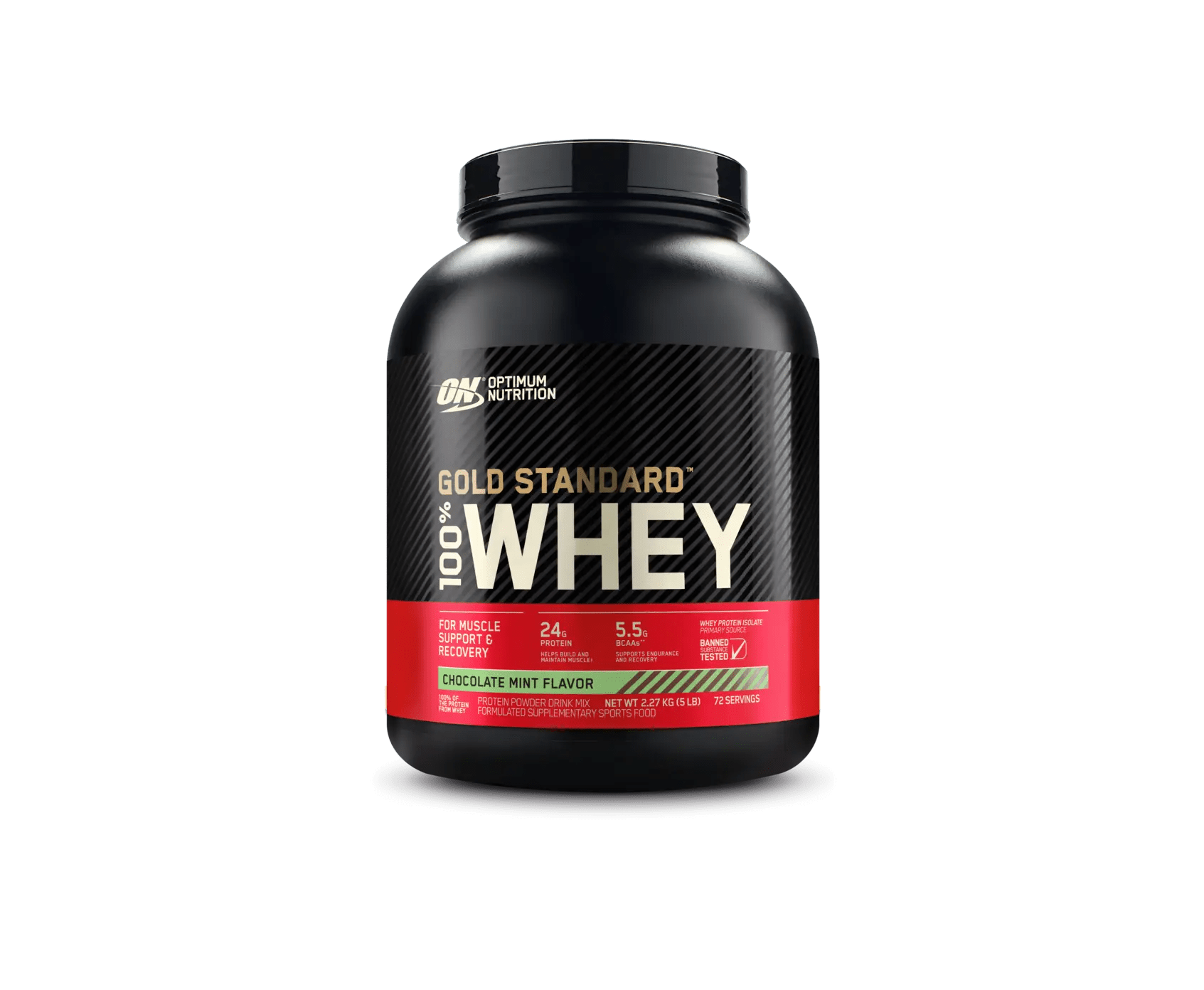 Optimum Nutrition - Gold Standard 100% Whey Protein - Supplements - 2.27kg - Cave Sports Nutrition