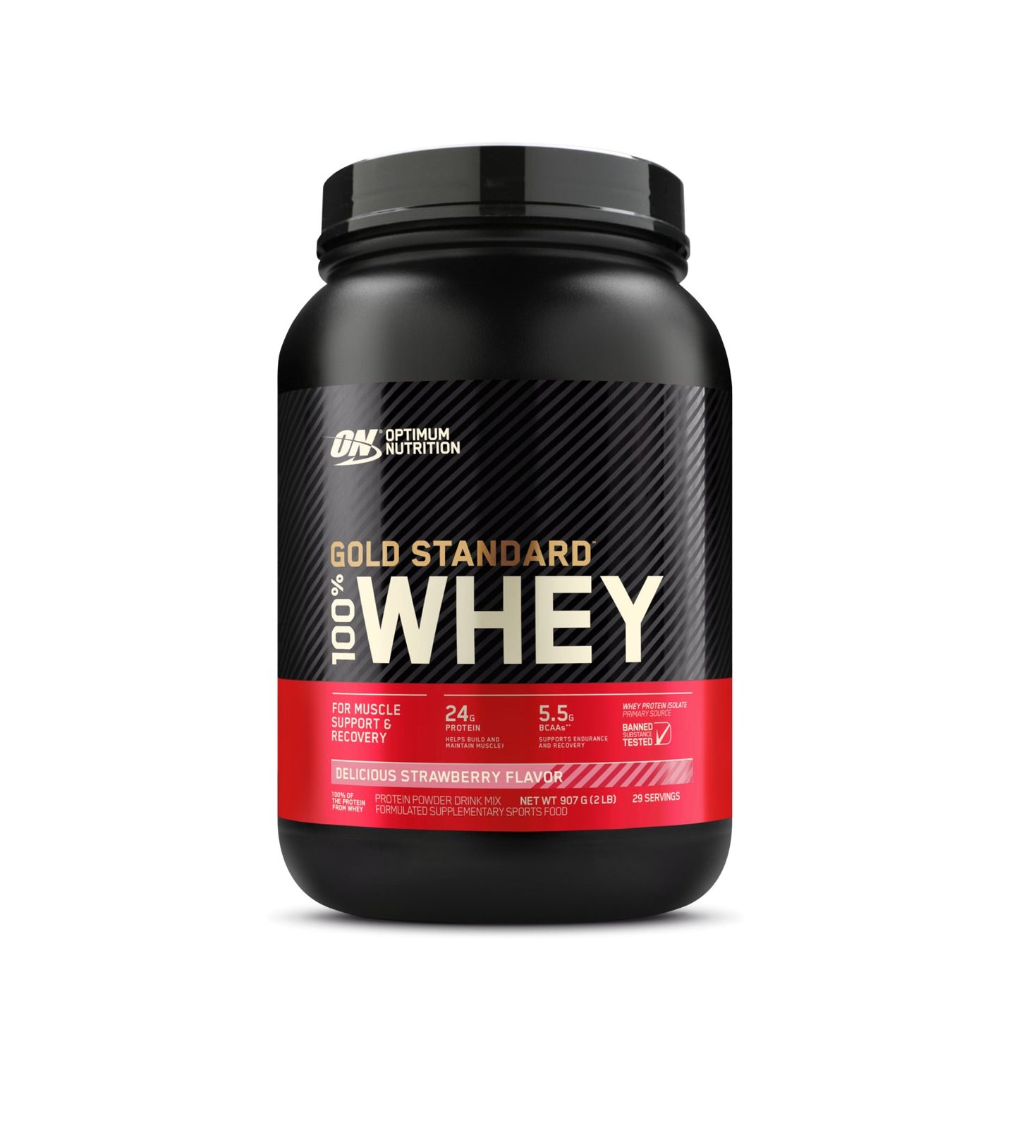 Optimum Nutrition - Gold Standard 100% Whey Protein - Supplements - 907g - Cave Sports Nutrition