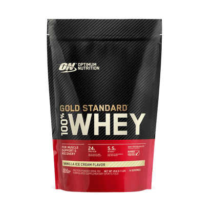 Optimum Nutrition - Gold Standard 100% Whey Protein - Supplements - 454g - Cave Sports Nutrition