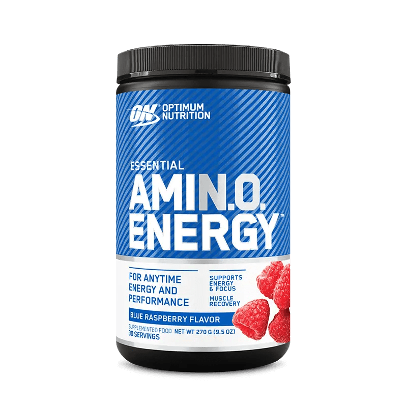 Optimum Nutrition - Essential Amino Energy - Supplements - Blue Raspberry - Cave Sports Nutrition