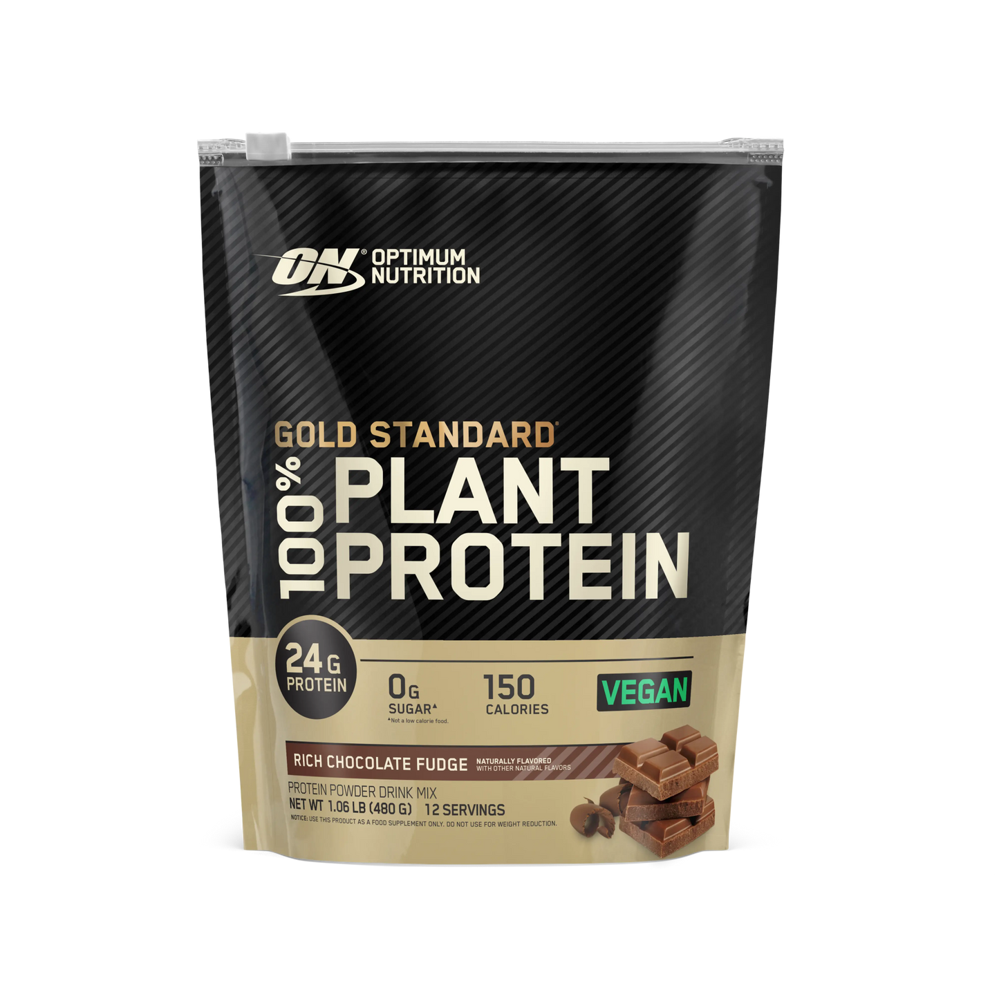 Optimum Nutrition - Gold Standard 100% Plant Protein - Supplements - 12 Serves - Cave Sports Nutrition