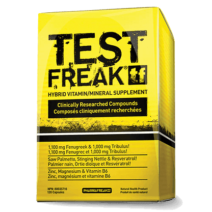 Pharma Freak - Test Freak - Supplements - 120 Capsules - Cave Sports Nutrition