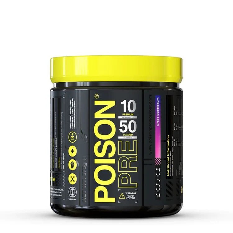 Poison - Pre - Workout - Supplements - 50 Serves - Cave Sports Nutrition