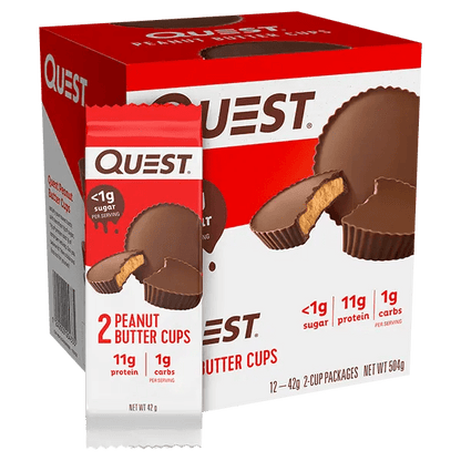 Quest Nutrition - Peanut Butter Cups - Cafe - 42g - Cave Sports Nutrition