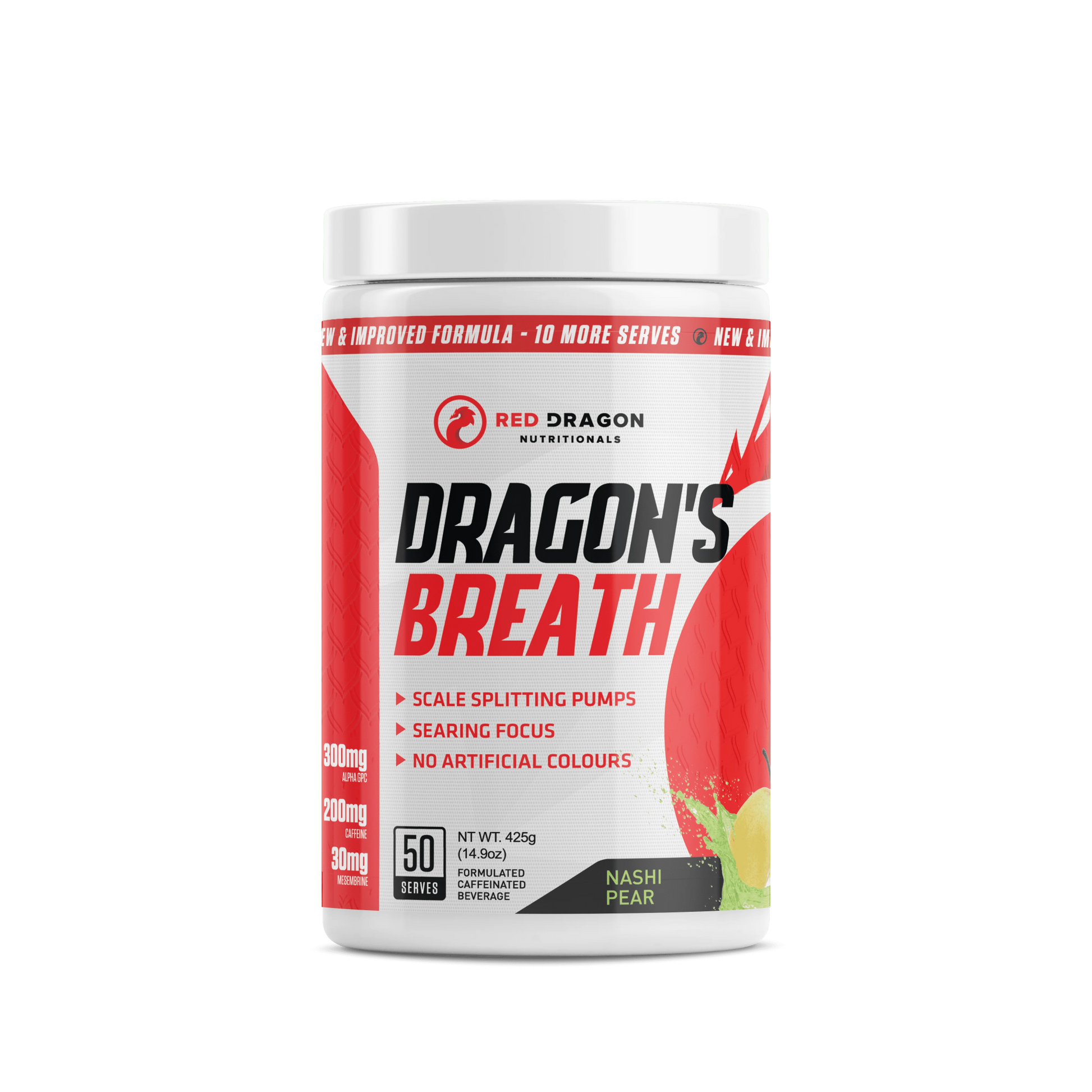 Red Dragon Nutritionals - Dragon's Breath - Supplements - 50 Serves - Cave Sports Nutrition