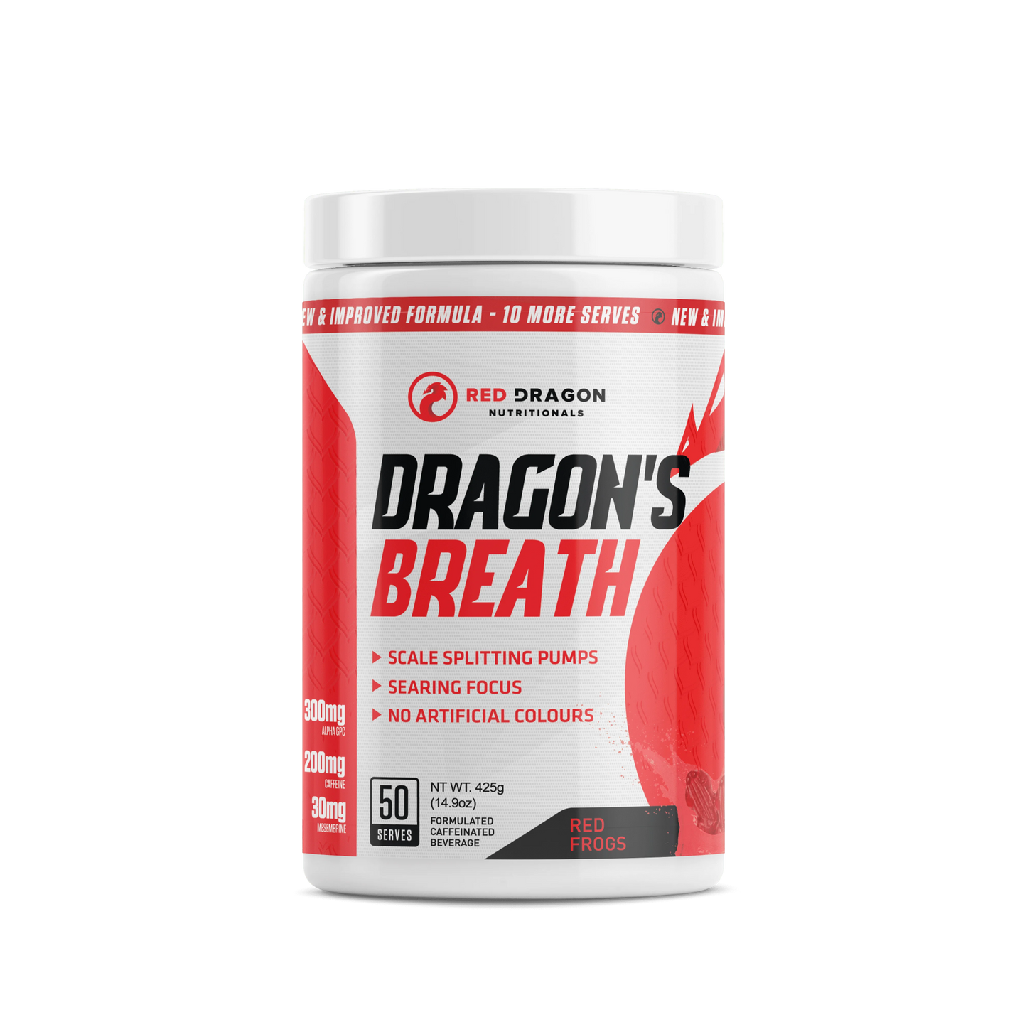 Red Dragon Nutritionals - Dragon's Breath - Supplements - 50 Serves - Cave Sports Nutrition