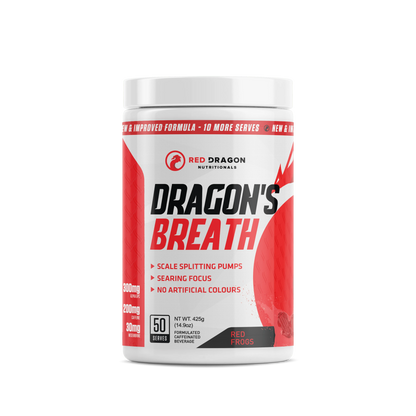 Red Dragon Nutritionals - Dragon's Breath - Supplements - 50 Serves - Cave Sports Nutrition