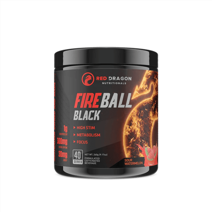 Red Dragon Nutritionals - Fireball Black - Supplements - 40 Serves - Cave Sports Nutrition