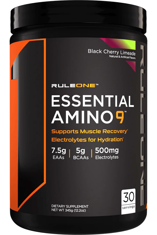 Rule 1 Proteins - R1 Essential Amino 9 - Supplements - 30 Serves - Cave Sports Nutrition