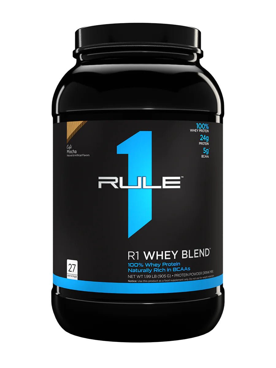 Rule1 Proteins - R1 Whey Blend Protein - Supplements - 2lb - Cave Sports Nutrition