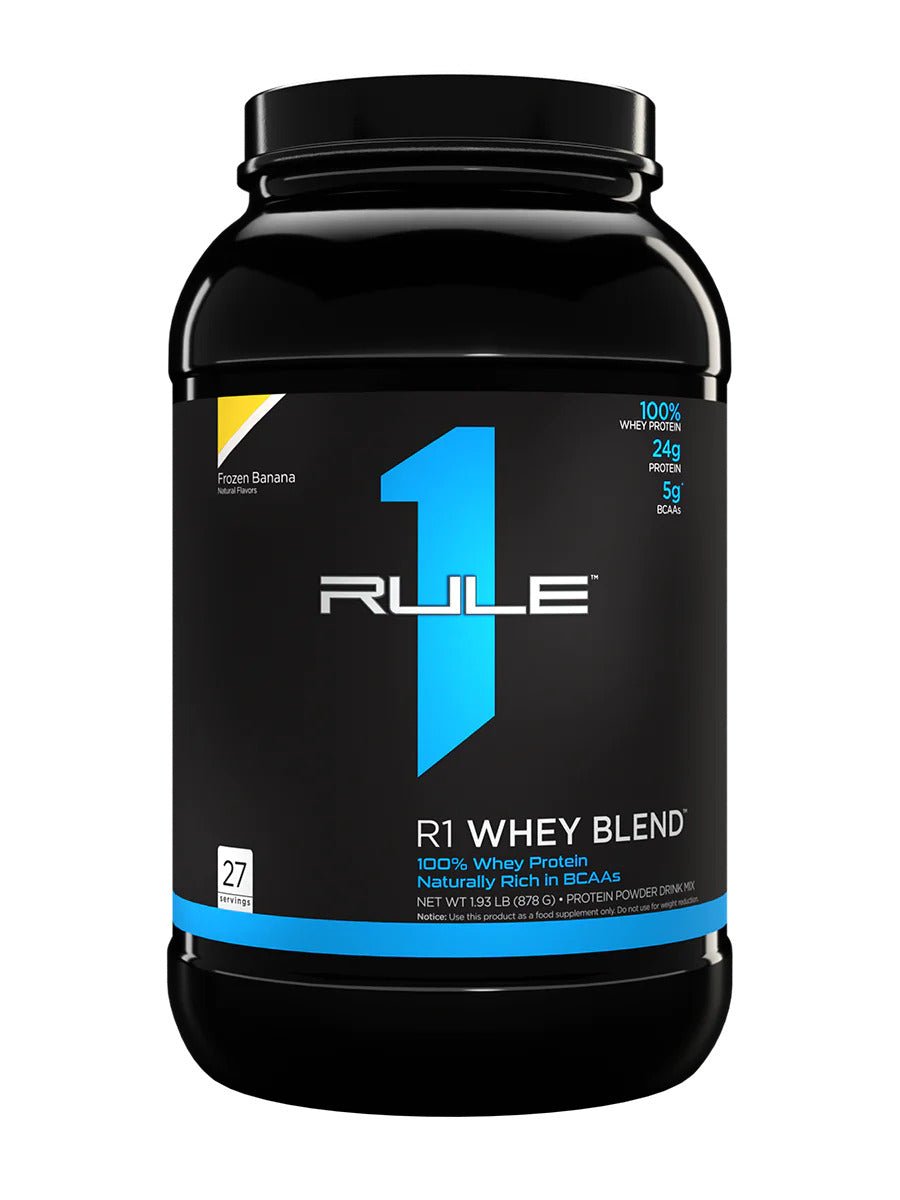 Rule1 Proteins - R1 Whey Blend Protein - Supplements - 2lb - Cave Sports Nutrition