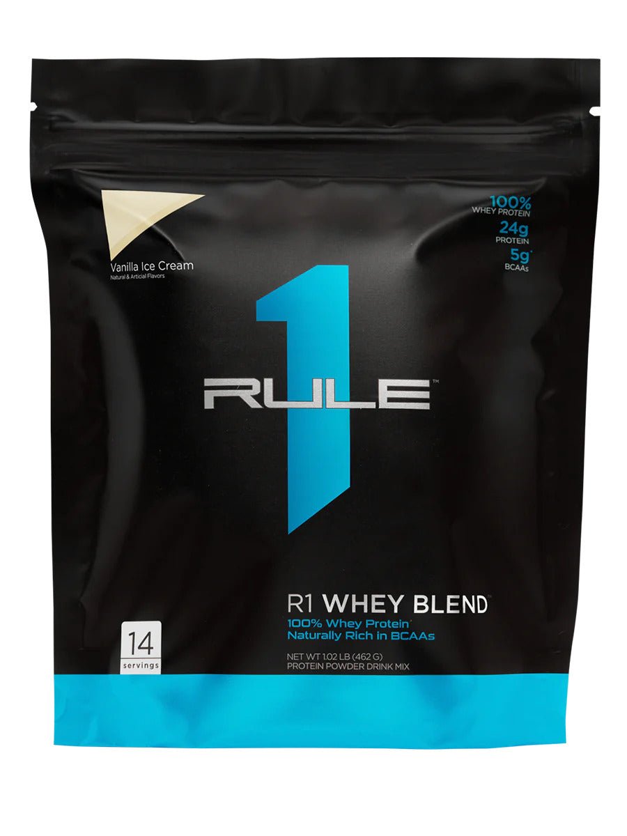 Rule1 Proteins - R1 Whey Blend Protein - Supplements - 1lb - Cave Sports Nutrition