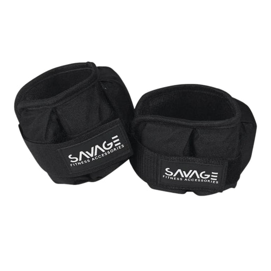 Savage Fitness - Ankle Weights - Training Accessories - Black - Cave Sports Nutrition